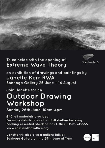Outdoor Drawing Workshop with Janette Kerr RWA - Shetland Arts